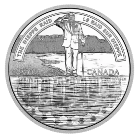 2018 Canadian $20 The Dieppe Raid - 1 oz Fine Silver Coin