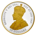 2018 (1918-) Canada $20 First World War Allies: France - 1 oz Fine Silver & Gold-plated Coin - no outside box & slightly tarnished
