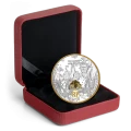2018 (1918-) Canada $20 First World War Allies: France - 1 oz Fine Silver & Gold-plated Coin - no outside box & slightly tarnished