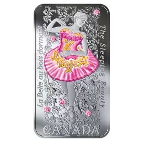 2019 Canadian $20 The Sleeping Beauty - 1 oz Fine Silver Coloured Coin