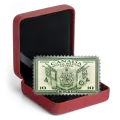 2019 Canadian $20 Canada’s Historical Stamps: Coat of Arms and Flags Special Delivery - 1 oz Fine Silver Coloured Coin (Coin Only)