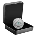 2020 Canadian $20 Her Majesty Queen Elizabeth II's Brazilian Aquamarine Tiara - 1 oz Fine Silver Coin