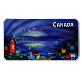 2020 Canadian $20 Canada's Unexplained Phenomena: The Clarenville Event - 1 oz Fine Silver Coin (Glow-in-the-Dark)