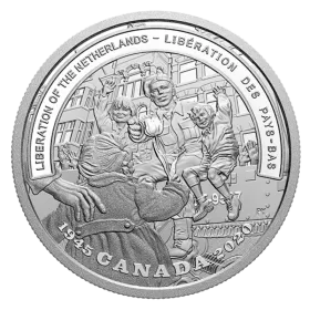 2020 (1945-) Canadian $20 Second World War Battlefront Series: The Liberation of the Netherlands - 1 oz Fine Silver Coin