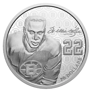 2020 Canadian $20 Black History Month: Willie O'Ree - 1 oz Fine Silver Coin
