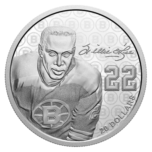 2020 Canadian $20 Black History Month: Willie O'Ree - 1 oz Fine Silver Coin
