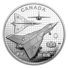 2021 Canadian $20 The Avro Arrow - 1 oz Fine Silver Coin