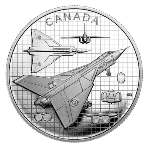 2021 Canadian $20 The Avro Arrow - 1 oz Fine Silver Coin