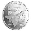 2021 Canadian $20 The Avro Arrow - 1 oz Fine Silver Coin
