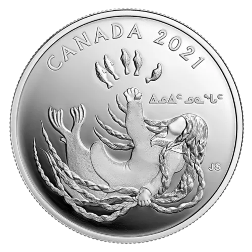2021 Canadian $20 Generations: Inuit Nunangat - 1 oz Fine Silver Coin