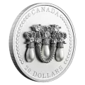 2021 Canadian $20 Her Majesty Queen Elizabeth's Lover's Knot Tiara - 1 oz Swarovski® Crystal & Fine Silver Coin