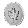 2022 Canadian $20 Ultra-High Relief Silver Maple Leaf - 1 oz Fine Silver Coin - Lightly Toned
