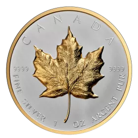 2023 Canadian $20 Ultra-High Relief Silver Maple Leaf - 1 oz Fine Silver Coin