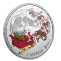 2023 Canadian $20 The Magic of the Season - 1 oz Fine Silver Coin with Black Light Effect