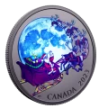 2023 Canadian $20 The Magic of the Season - 1 oz Fine Silver Coin with Black Light Effect