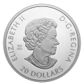 2023 Canadian $20 The Magic of the Season - 1 oz Fine Silver Coin with Black Light Effect