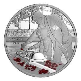 2023 Canadian $20 Remembrance Day - 1 oz Fine Silver Coin