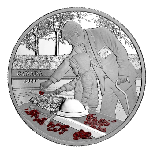 2023 Canadian $20 Remembrance Day - 1 oz Fine Silver Coin