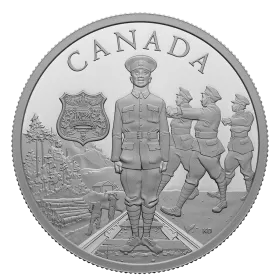 2023 Canadian $20 Commemorating Black History: No. 2 Construction Battalion - 1 oz Fine Silver Coin