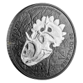 2024 Canada $20 Discovering Dinosaurs: Royal Horned Face - 1 oz Fine Silver Coin with Rhodium Plating
