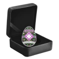 2024 Canadian $20 Contemporary Ukrainian Pysanka - 1 oz Fine Silver Egg-Shaped Coloured Coin