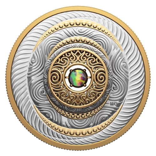 2024 Canadian $20 Dancing Ammolite: Elements of Nature, Air - Fine Silver 3D Coin