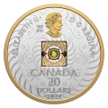 2024 Canadian $20 Dancing Ammolite: Elements of Nature, Air - Fine Silver 3D Coin