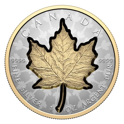 2024 Canadian $20 Super Incuse Silver Maple Leaf - 1 oz Fine Silver Coin