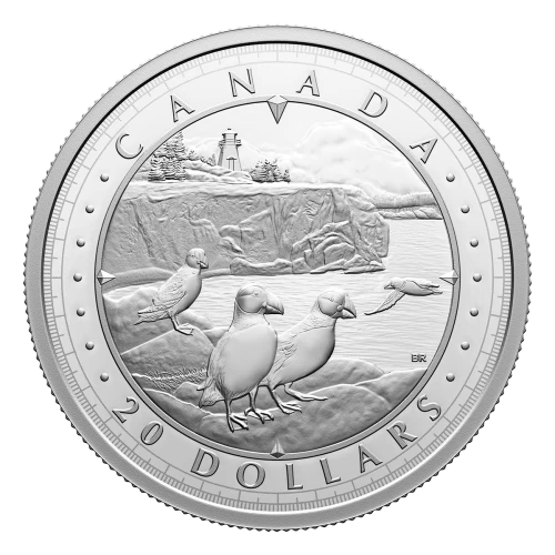2024 Canada $20 This is Canada Wondrous Waters – Atlantic Coast - 1 oz Fine Silver Coin