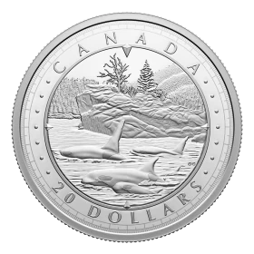 2024 Canadian $20 This is Canada Wondrous Waters: Pacific Coast - 1 oz Fine Silver Coin
