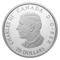 2024 Canada $20 Wildlife Reflections: Cougar - 1 oz Fine Silver Coloured Coin