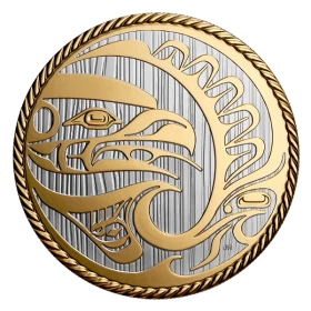 2024 Canada $30 The Hunter - 2 oz Fine Silver & Gold-plated Coin