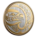 2024 Canada $30 The Hunter - 2 oz Fine Silver & Gold-plated Coin