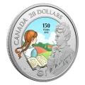 2024 Canada $20 Birth of L. M. Montgomery 150th Anniversary 1 oz Pure Silver & Colourized Coin