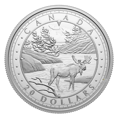 2024 Canadian $20 This is Canada Wondrous Waters: Great Lakes - 1 oz Fine Silver Coin