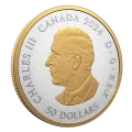 2024 Canada $50 Heraldic Landscape: Birds of Canada - 5 oz Fine Silver Coin