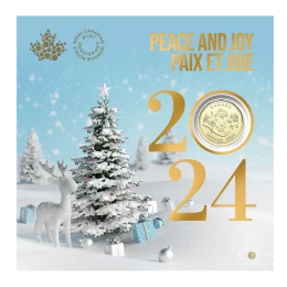 2024 Canada 5-Coin Holiday Gift Set ft Special Loonie Dollar