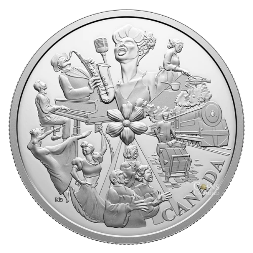 2025 Canada $20 Commemorating Black History: Hogan’s Alley - 1 oz Fine Silver Coin