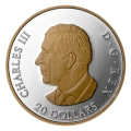 2025 Canada $20 Allegories of Justice and Truth - 1 oz Fine Silver Coin with Gold Plating