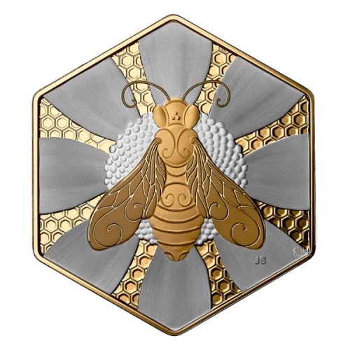 2025 Canada $20 Nature’s Delight: Honey Bee - 1 oz Fine Silver Coin