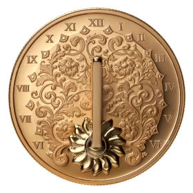 2025 Canada $20 The Gilded Sundial - 1 oz Fine Silver Coin