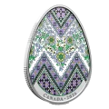 2026 Canada $20 Pysanka - 1 oz Fine Silver Egg-Shaped Coloured Coin