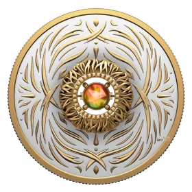 2026 Canada $20 Dancing Ammolite: Elements of Nature - Fire - Fine Silver 3D Coin