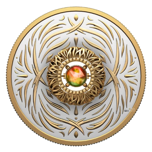 2026 Canada $20 Dancing Ammolite: Elements of Nature - Fire - Fine Silver 3D Coin