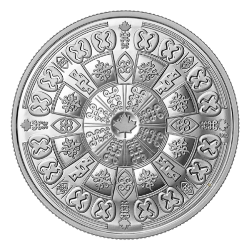 2026 Canada $20 Commemorating Black History: Adinkra Symbols - 1 oz Fine Silver Coin