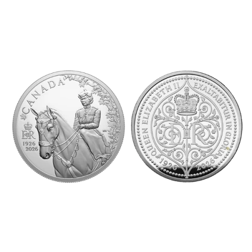 2026 Canada 100th Anniversary of the Birth of Queen Elizabeth II - Fine Silver Two-Coin Set