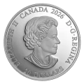 2026 Canada $20 Crown Jewels: A Tribute to the 100th Anniversary of the Birth of Queen Elizabeth II – 1 oz. Fine Silver Coin
