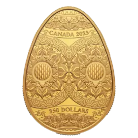 2023 Canadian $250 Pysanka - Pure Gold Coin