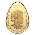 2024 Canadian $250 Pysanka - Pure Gold Egg-Shaped Coin