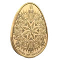 2025 Canada $250 Pysanka - Pure Gold Egg-Shaped Coin